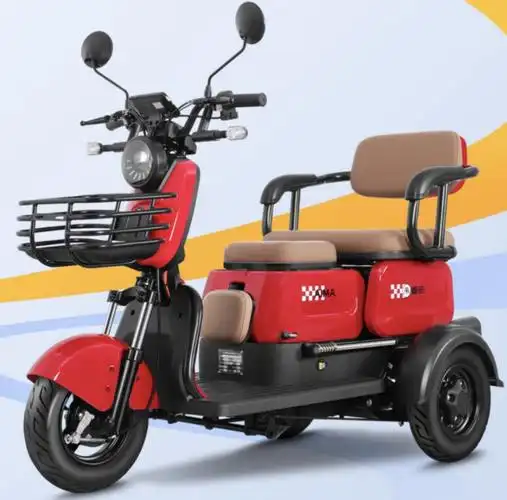 爱玛满足家庭出行主打舒适性休闲三轮车来了