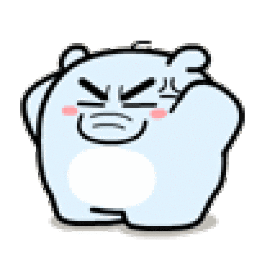 卡通大象生气红脸蛋gif动图_动态图_表情包下载_soogif