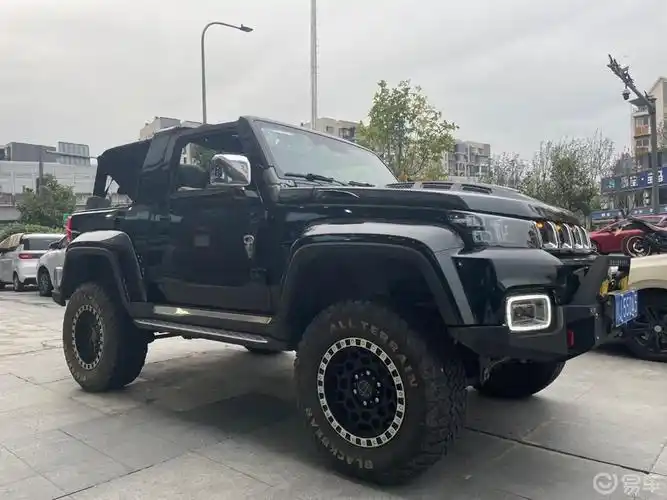 汽车改装#bj40改色祖母石绿分享一下!