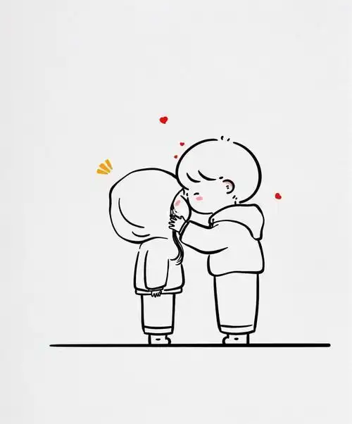 爱情简笔画爱情简笔画情侣