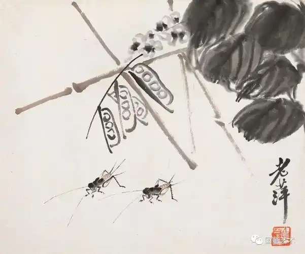 图文教程:写意蟋蟀画法 - 元艺考