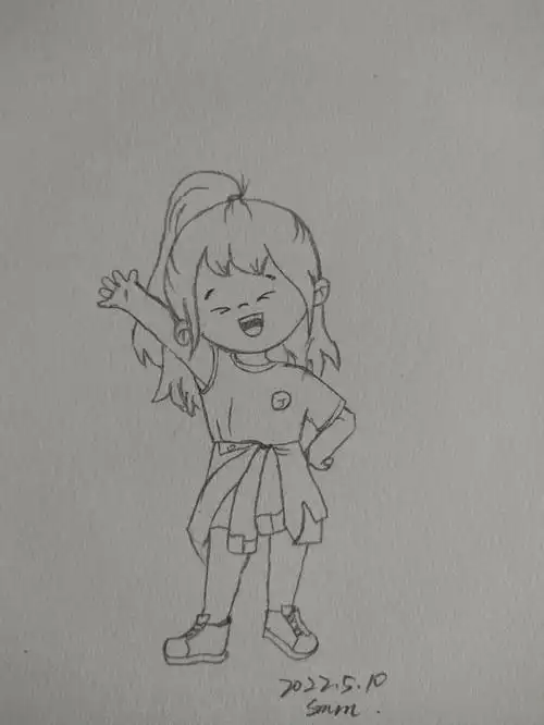 自学画画  #简笔画 #简笔画教程  #绘画 #我的绘画成长史  #独居女