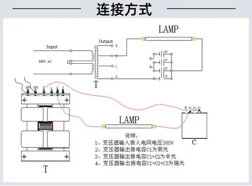 工厂纯铜线uv变压器 镓灯汞灯变压器 固化uv灯管专用自耦变压器