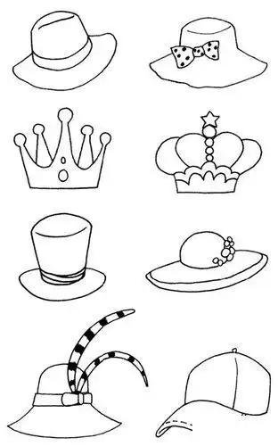 简单的帽子简笔画