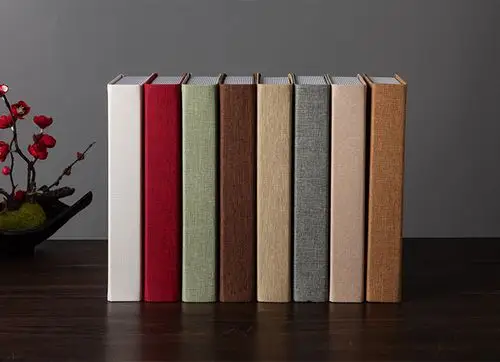 纯色麻布假书仿真书装饰品家居摆件样板房软装展厅书柜摆设道具书_7折