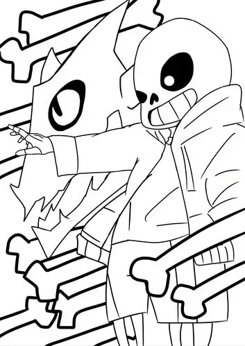 指绘训练 undertale 里就sans最简单(:3っ)