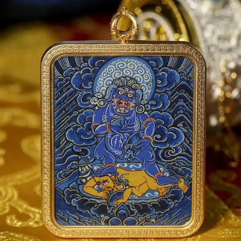 黑财神藏名"藏拉那波",乃是东方佛里的金刚不动佛.藏 - 抖音