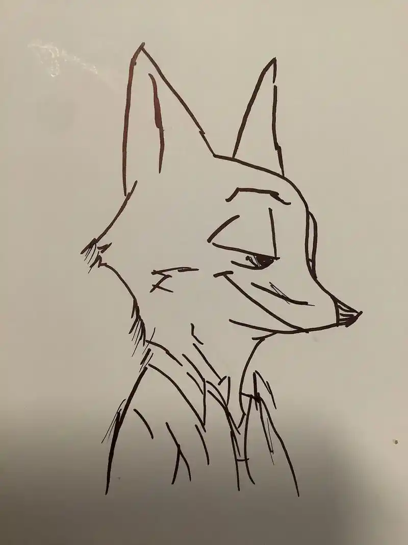 简笔画疯狂动物城