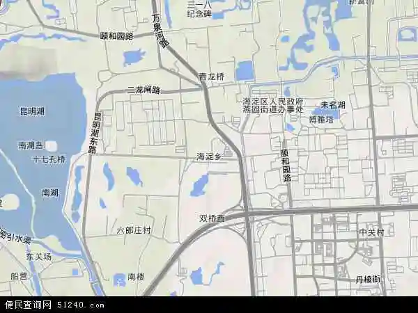 海淀地形图 - 海淀地形图高清版 - 2021年海淀地形图