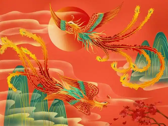 凤凰|插画|创作习作|小小小千 - 原创作品 - 站酷 (zcool)