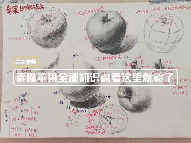 素描干货笔记总结苹果所有知识点看这里够了