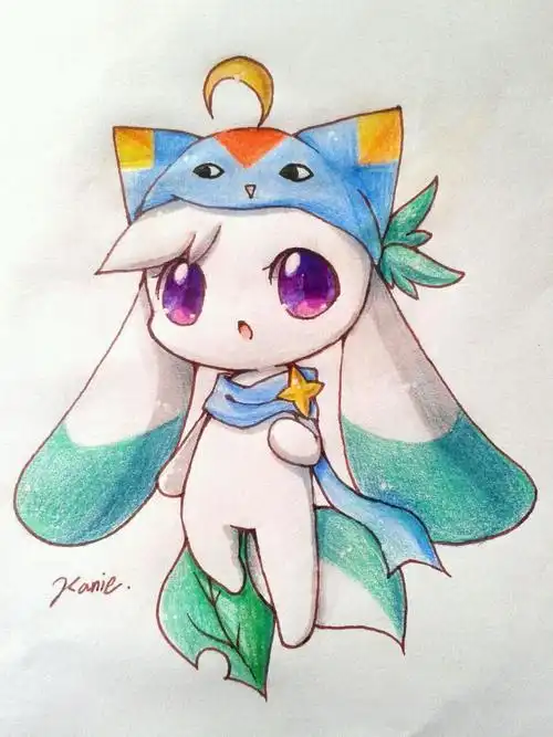 又简单又漂亮的小精灵简笔画