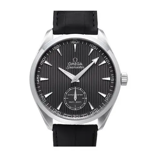 omega 欧米茄 海马超大型小三针手上链机械精钢男表