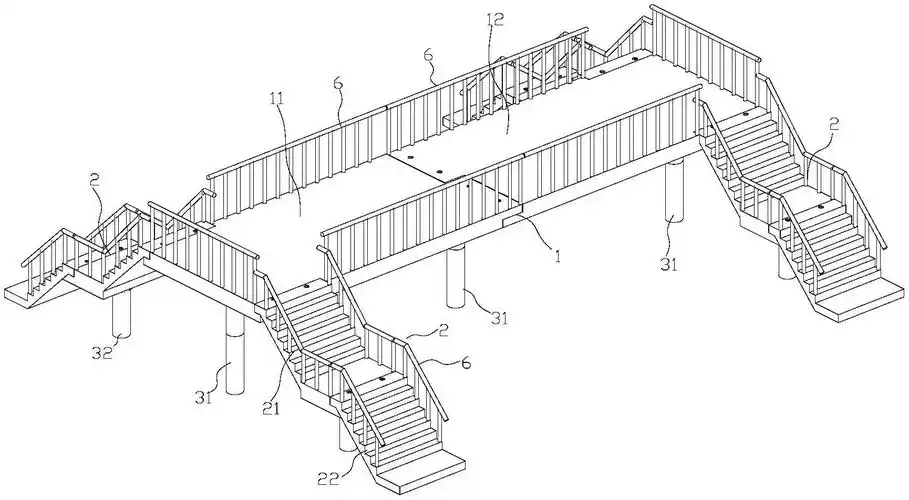 一种预制装配式人行天桥-爱企查