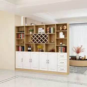 生态家居同款客厅酒柜玄关隔断柜靠墙进门门厅展示柜红酒柜家用餐边储