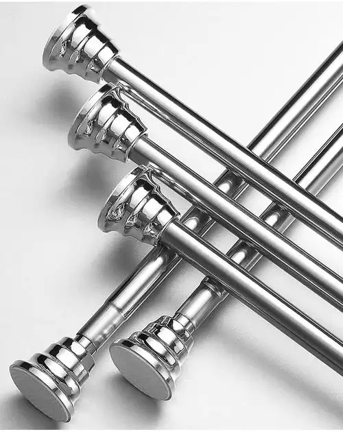 伸缩杆免打孔衣柜挂杆挂衣晾衣杆家用单杆可调节衣橱横杆凉衣杆棍t