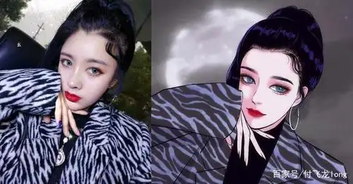 真人照片与动漫图对比照 我终于知道为什么那么多 喜欢动漫风啦