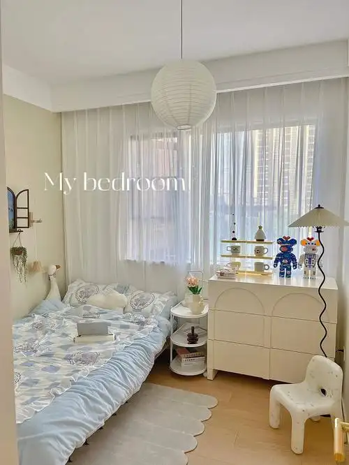 9平米小卧室布置清清爽爽就很舒服