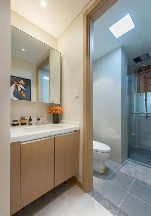 现代简约风格设计武汉蓝湾俊园80平米两室一厅装修效果图