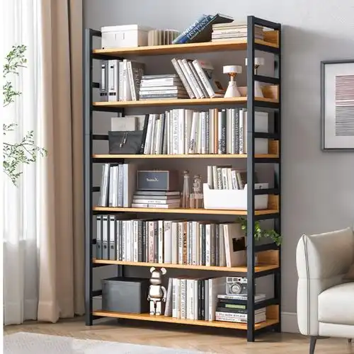 书架落地家用铁艺多层收纳客厅定制书柜邦云官方旗舰店