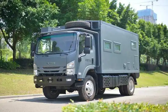 庆铃五十铃700p四驱越野房车无敌的存在
