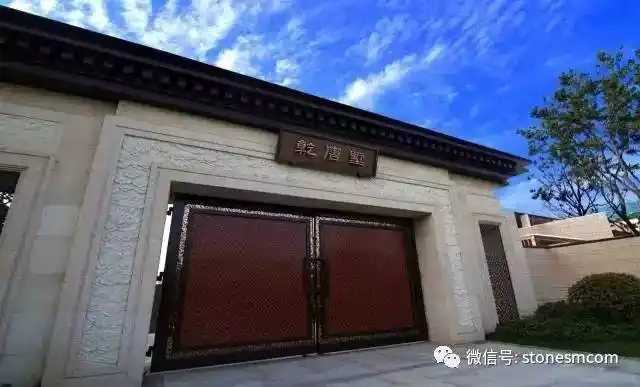 史上最霸气的石材景观大门,没有之一