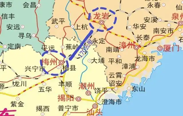 广东梅州与福建龙岩,同为客家大市,为何差距那么大?_腾讯新闻