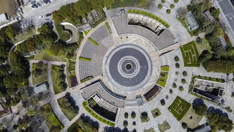 拍无锡 (河埒广场)_航拍_poco摄影