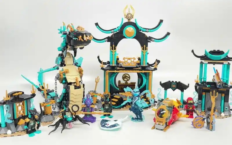 乐高幻影忍者无尽海神庙71755速拼