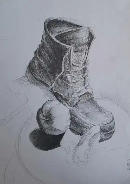 2020年名仕素描17轮作品《鞋子》