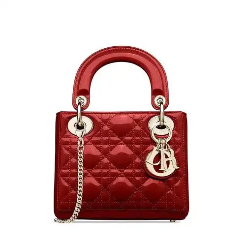 欧洲直邮dior迪奥ladydior系列女士小牛牛皮通用款女包