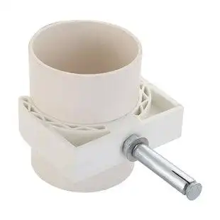 50/75/110pvc管卡排雨下水管道卡箍u型托支架马鞍管夹扣固定配件