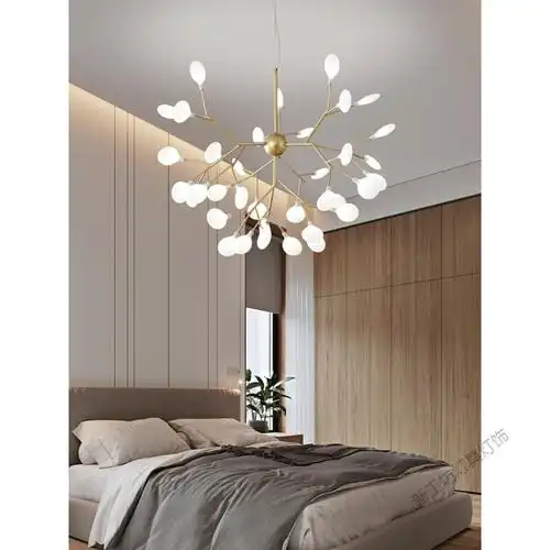 苏宁放心购北欧吊灯后现代简约大气创意个红萤火虫温馨客厅餐厅卧室