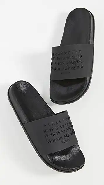 maison margiela 字母凉拖鞋