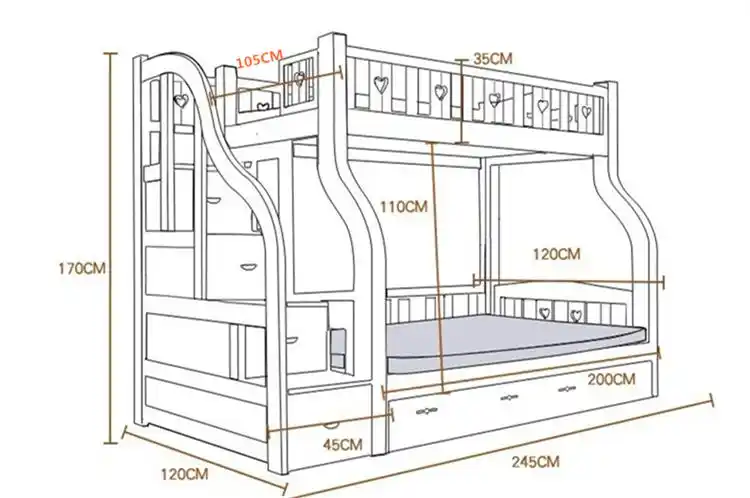 【包邮实木双层床子母床儿童床上下铺 高低床上下床母子床上下铺床】
