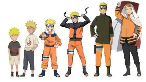 那个不受人待见的鸣人,爱害羞的雏田,酷酷的佐助.