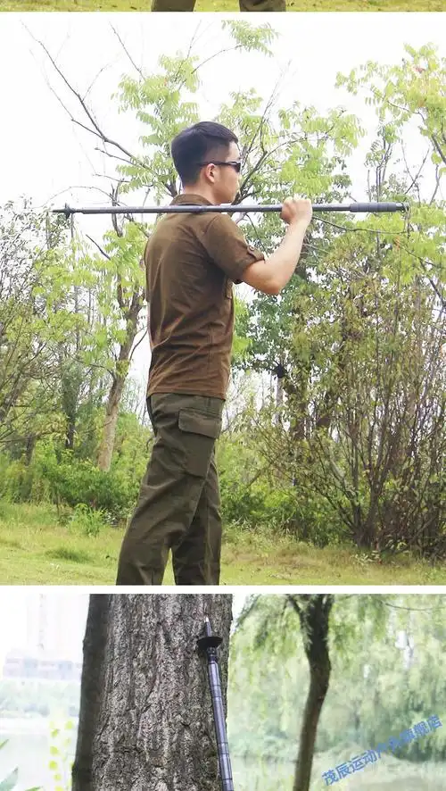 登山杖旅行杖防身装备徒步装备超轻多功能伸缩折叠手杖行山杖登山杖6