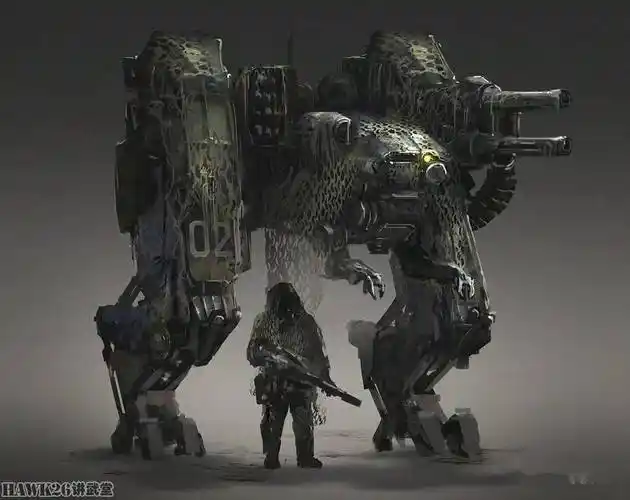 靓图一组科幻风十足的重型机甲完美释义了机械的美感