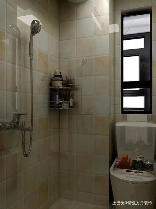 60平米老房子北欧风格变新颜卫生间北欧极简卫生间设计图片赏析