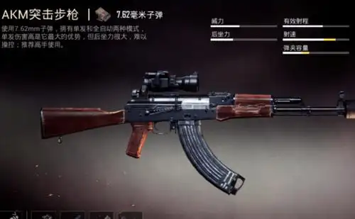 和平精英这6把步枪很好压m4垫底第一名很多玩家看不上