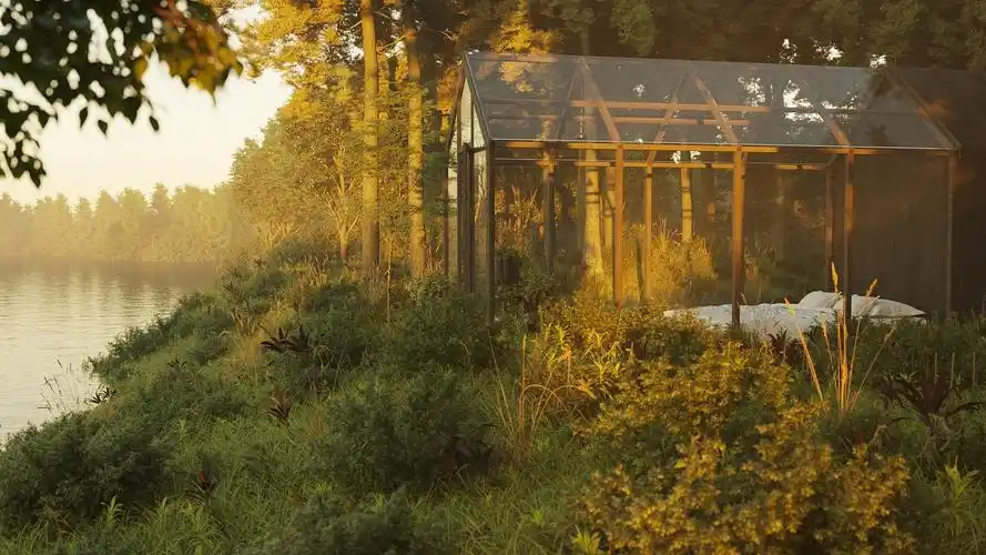 室外场景"小逃离大度假"|三维|建筑/空间|文洋的教室 - 原创作品