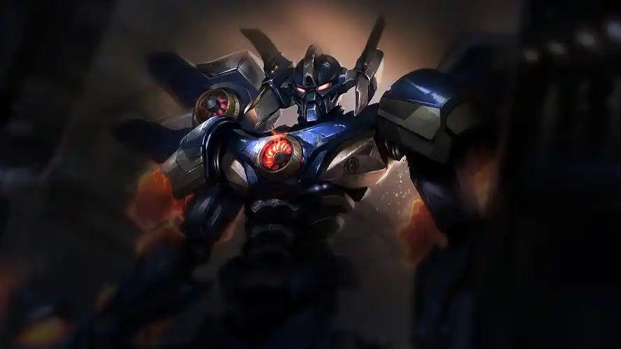 lol英雄联盟暗裔剑魔亚托克斯霸天机甲系列皮肤霸天剑魔亚托克斯特效