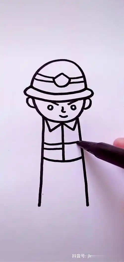 这样画消防员秒会!简笔画 育儿-母婴亲子视频-搜狐视频