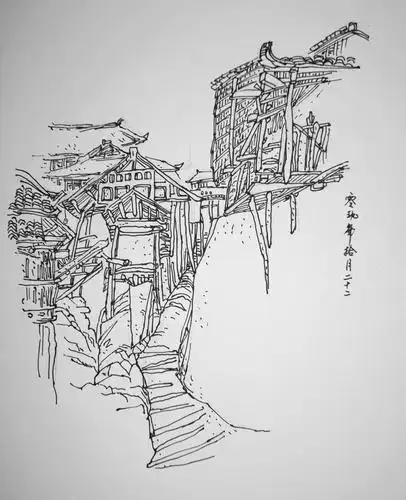 钢笔画临摹1(2019.9.19-3.18)