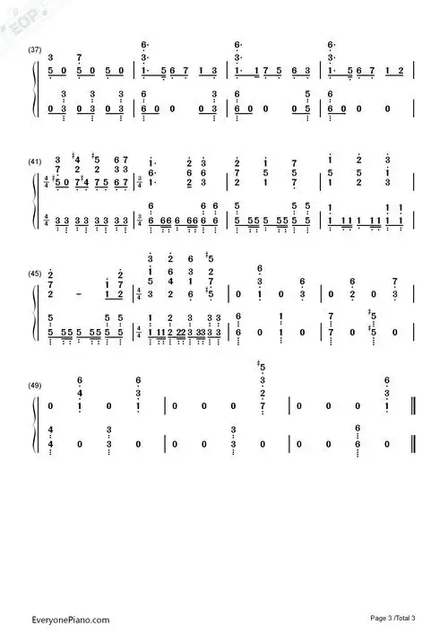 the medallion calls-《加勒比海盗》ost双手简谱预览3-钢琴谱文件