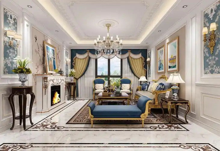 欧式轻奢家装设计 - 效果图交流区-建e室内设计网
