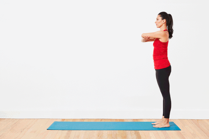 瑜伽单腿站立平衡的扭转体式(4个站立瑜伽练习)(5)