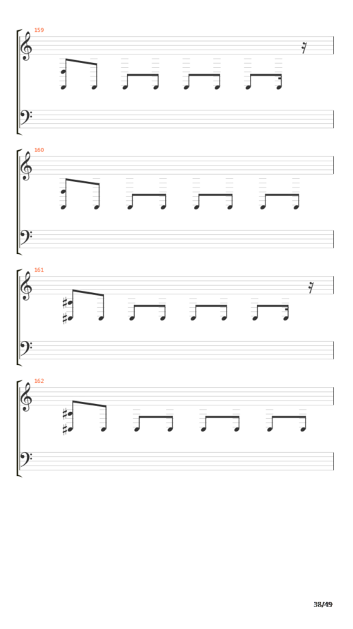 环太平洋(pacific rim) - main theme(主题曲)吉他谱