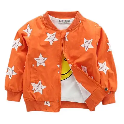 春秋外套童装棒球夹克小童男童洋气