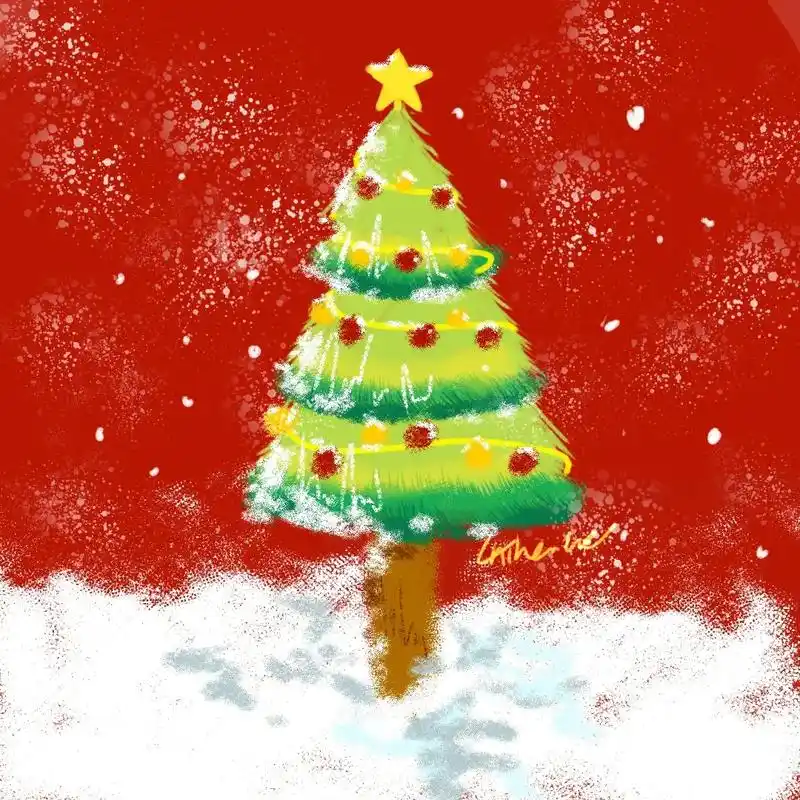 备忘录圣诞树 赶快给她画 #备忘录手绘圣诞树 - 抖音